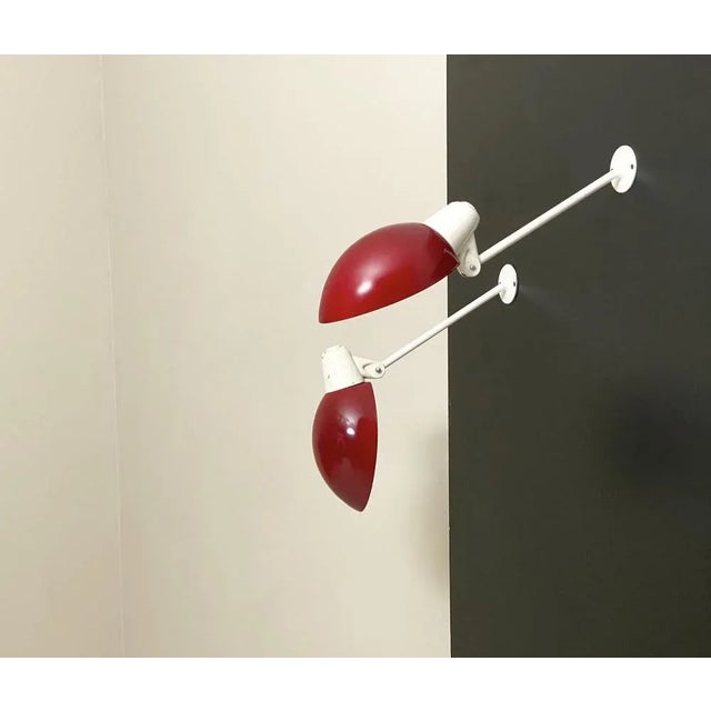 Mid-Century Modern Vintage Wall Lamps, 1950s, Set of 2 For Sale - Image 3 of 7