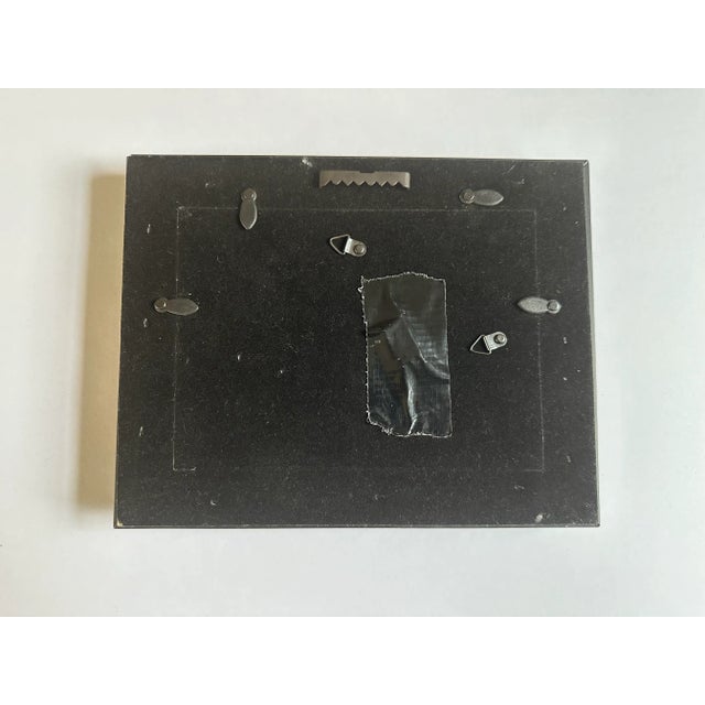 Traditional Framed Signed Original Watercolor “On Mountain Time” For Sale - Image 3 of 3