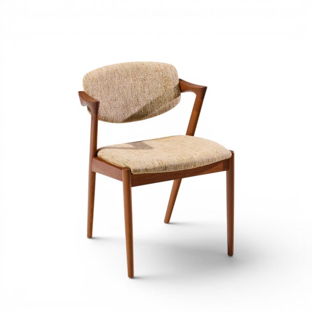 Kai Kristiansen Model 42 Mid Century Danish Teak Z Dining Chairs - Set of 6 For Sale - Image 10 of 10