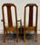 Wood Vintage Mid Century Modern or Regency / Neoclassical Style Dining Chairs - Pair For Sale - Image 7 of 7