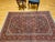Vintage Persian Kashan Area Rug, Hand-Knotted Wool, Floral Pattern, Red & Navy, 5x7 For Sale In Chicago - Image 6 of 17