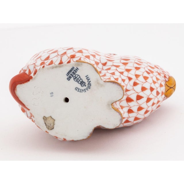 Herend Fishnet Porcelain Rabbit Figurines, 2 For Sale - Image 11 of 12