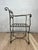 Vintage Wrought Iron Curule Armchair With Sculptural Scrollwork For Sale In New York - Image 6 of 11