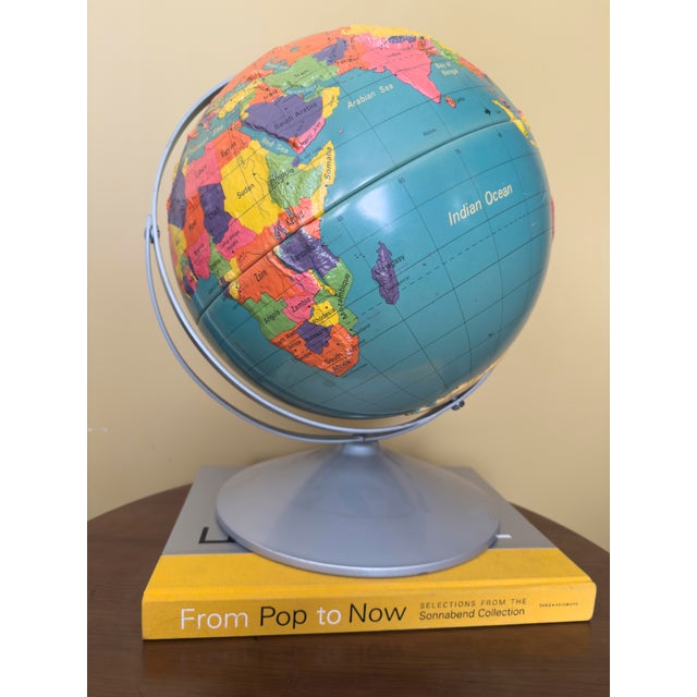 Vintage Replogle Traveler World Globe, Circa 1980s For Sale - Image 15 of 16