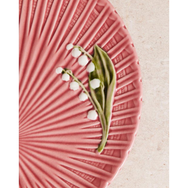 1920s 1920s Art Nouveau 11.5 Inch Schramberg Majolica Plate For Sale - Image 5 of 14