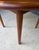 Danish Teak Round Dining Table with Central Leaf Extension For Sale - Image 6 of 10