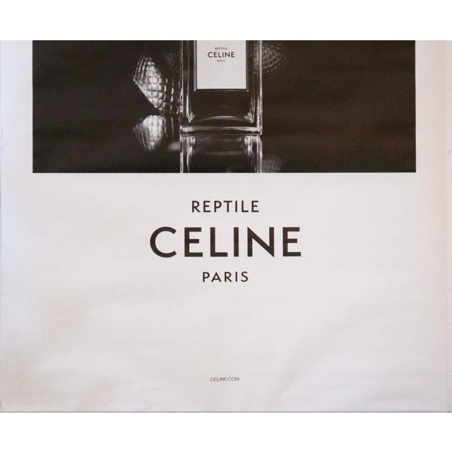 Contemporary 2020 French Bus Shelter Advertisement, Reptile, Celine Perfume For Sale - Image 3 of 3