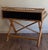 1960s 1960s Campaign Faux Bamboo & Black Lacquer Writing Desk, Attributed to E. Murio For Sale - Image 5 of 12