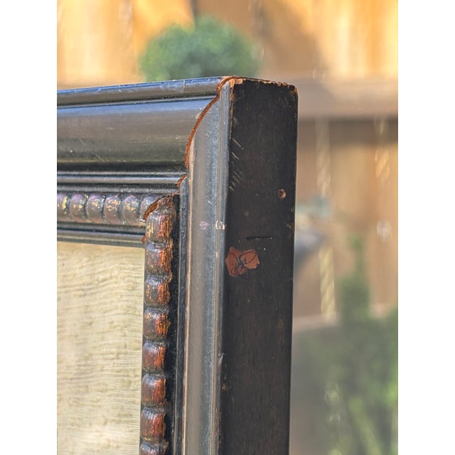 Antique Chinese Silk Embroidery Panel in Vintage Frame / Chinoiserie Style Silk Embroidery Wall Art For Sale - Image 13 of 14