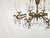 Antique 8 Arm Dark Patina Opulent Brass Cut Lead Glass Crystal Chandelier For Sale - Image 12 of 15