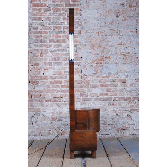 Czech Art Deco Dressing Mirror in Walnut, 1930s For Sale - Image 14 of 15