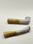 Mid 20th Century Pop Art Sculptural Hand-Carved Carrara Marble Cigarette Butts, Tuscany, Italy, 1950s, Set of 2 For Sale - Image 5 of 13