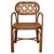 Bridget Chair with Arms in Stained Rattan and Plywood by Popus Editions For Sale - Image 6 of 6