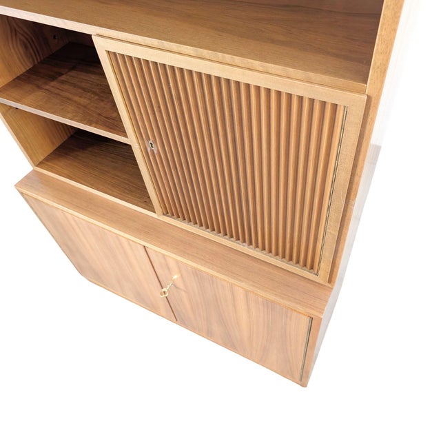Brown Vintage Filing Cabinet in Cherry Wood from Wk Möbel, 1960s For Sale - Image 8 of 11