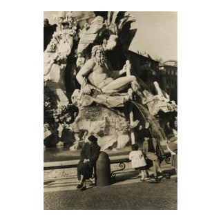1950s George Daniell Piazza Navona Rome Photograph For Sale