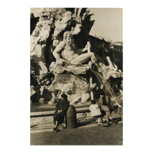 1950s George Daniell Piazza Navona Rome Photograph