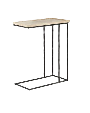 Currey & Company Boyles Travertine C Table
