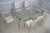 Age: c1960s Details: Chrome Base & Frames Asian Pattern To Chairs High Quality Construction Large Impressive Table Mid...