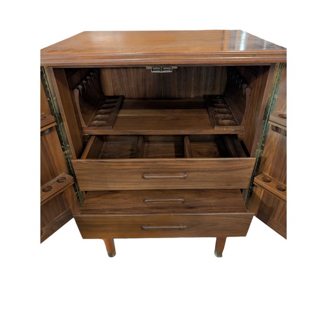 Mid-Century Modern 1960s Pipe & Cigar Smoking Cabinet For Sale - Image 3 of 6