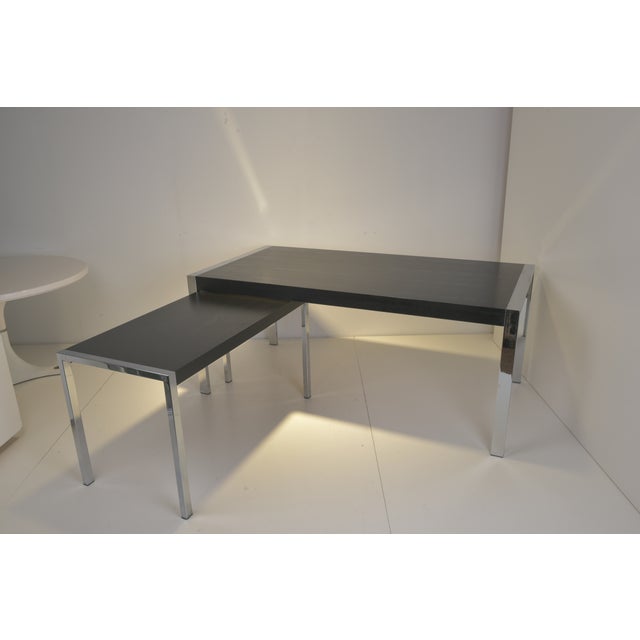 1970s Vintage Italian Desks from La Metal Arredo Paderno, 1970s, Set of 2 For Sale - Image 5 of 11