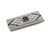 This Art Deco brooch is crafted from platinum top with 18k white gold back and pin. it features a rectangle shape frame...