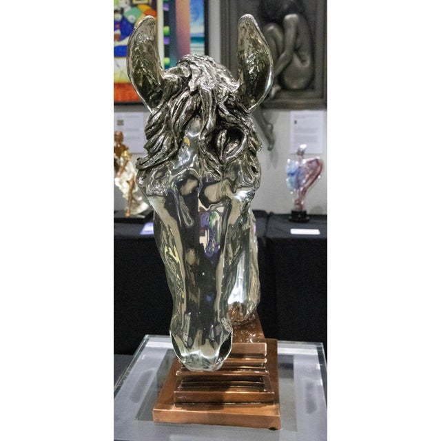 Ricardo Del Río for d'Argenta Silver-Plated Horse Head 10/500, 1994 - 23" H About the Artist Ricardo del Río (b. 1961) is...