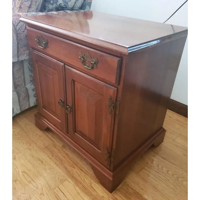 Pair of 1950s Harden Cherry Nightstands/End Tables Chairish