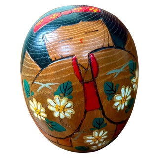 Vintage Japanese Kokeshi by Hajime Miyashita, 1970s For Sale