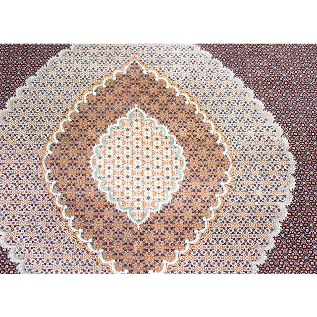 Vintage Persian Tabriz Rug For Sale - Image 11 of 15