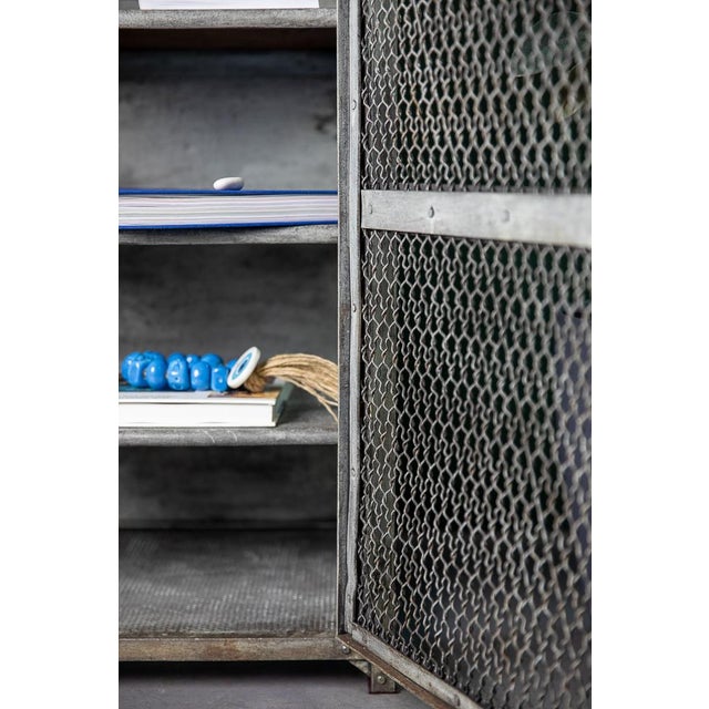 Metal Workshop Cabinet, 1930s For Sale - Image 10 of 12