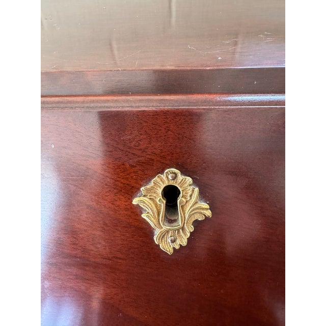 Wood 1990s Stickley Georgian Mahogany Secretary Desk For Sale - Image 7 of 17