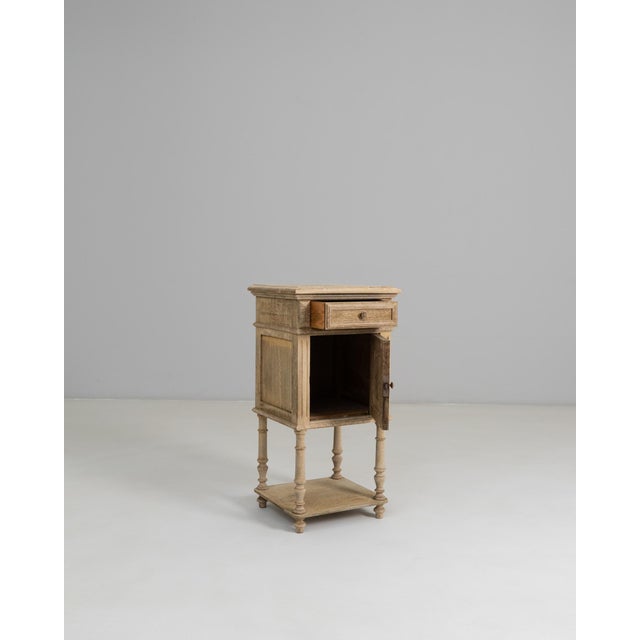 1890s French Oak Bedside Table For Sale In Greensboro - Image 6 of 18