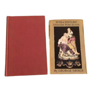 1952 Vintage Hardcover Book: 18th Century English Porcelain by George Savage, First Edition
