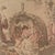 Gold Mid 20th Century Venetian Gondola Tapestry in Ornate Gold Gilt Wood Frame For Sale - Image 8 of 12