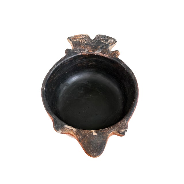 Vintage Indigenous Karaja Ceramic Zoomorphic Bowl Brazil For Sale - Image 10 of 10