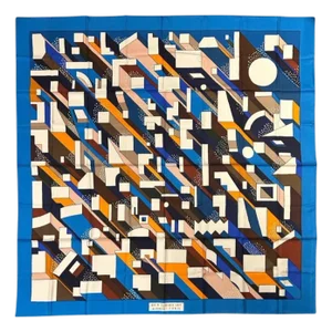 Hermes On Summer Day Silk Shawl 140cm