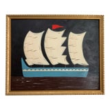 Contemporary Impressionist Style Seascape Painting on Canvas, Framed For Sale