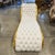 This is a beautiful white chaise lounge. Stunning details and craftsmanship. Beautiful curved frame with floral baroque...