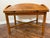 Mid 20th Century Attributed to Thomasville American Oak Expandable Gatefold Coffee Table With Glass Top For Sale - Image 9 of 12