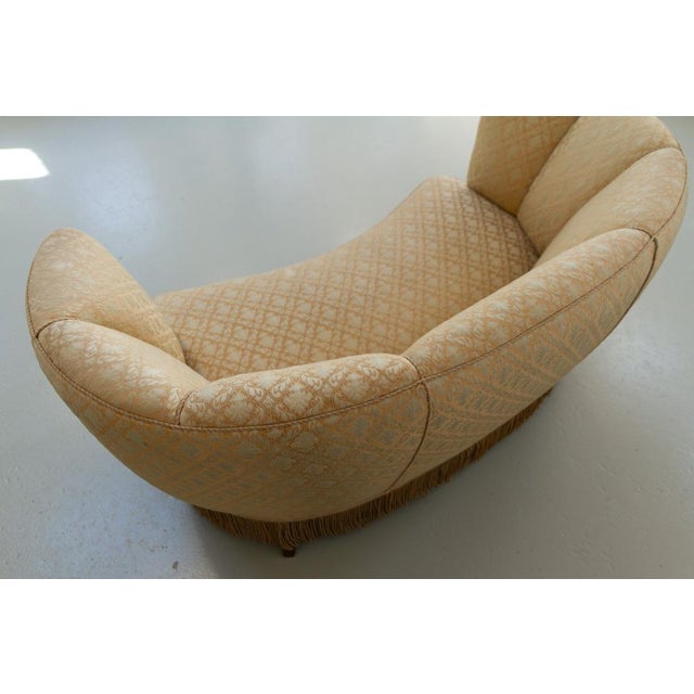 Art Deco Danish Banana Sofa, 1940s For Sale - Image 15 of 18