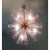 Gold Sputnik Chandelier in Murano Glass With Gold and Pink Air Drops For Sale - Image 8 of 8