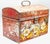 Red 19th-Century American Hand Painted Tole Box For Sale - Image 8 of 15