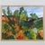Mid-Century Modern Stig Hallblom, Autumn Landscape, 1950s, Oil Painting on Canvas, Framed For Sale - Image 3 of 18