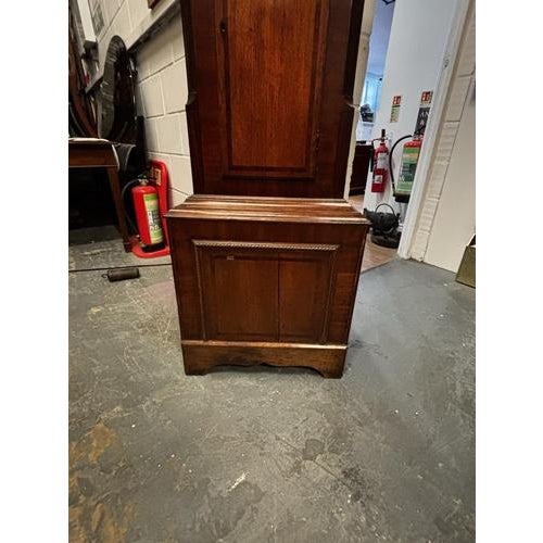 Longcase Clock in Wood For Sale - Image 4 of 10