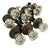 Vintage Glass Door Knobs, Set of 6 For Sale