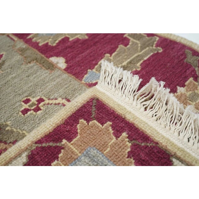 Red Sumak Rug 4'1'' X 6'1'' For Sale - Image 8 of 10