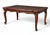Antique Louis XV French Provincial Style Diamond Parquetry Dining Table Open Dimensions: 121”.