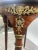 19th C French Louis XVI Mahogany & Bronze W Sèvres Style Portraits Salon Table For Sale - Image 12 of 18
