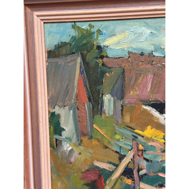 Carl‑axel Schwieler, Vid Knabäck, Skåne, 1950s, Oil Painting on Panel, Framed For Sale - Image 8 of 18