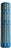 Tall Slender Blue Ceramic Cylinder Vase by Carl-Harry Stålhane for Rörstrand, 1960s For Sale